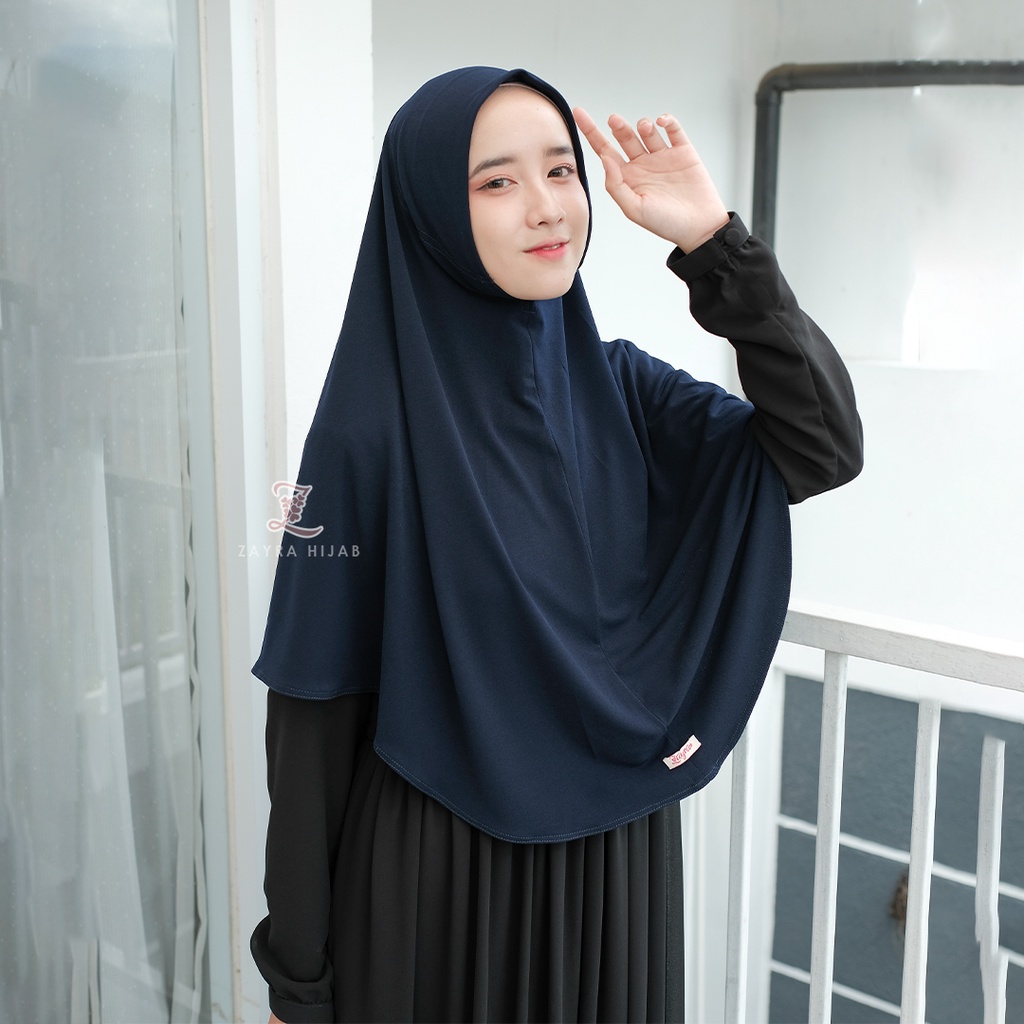 Khimar Daily Rumi by Zayrahijab-Dark Navy