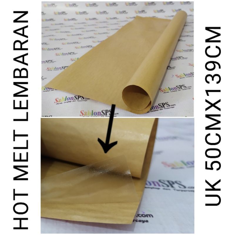 HOTMELT ADHESIVE PU SHEET LEM HOT MELT LEMBARAN 50x139CM