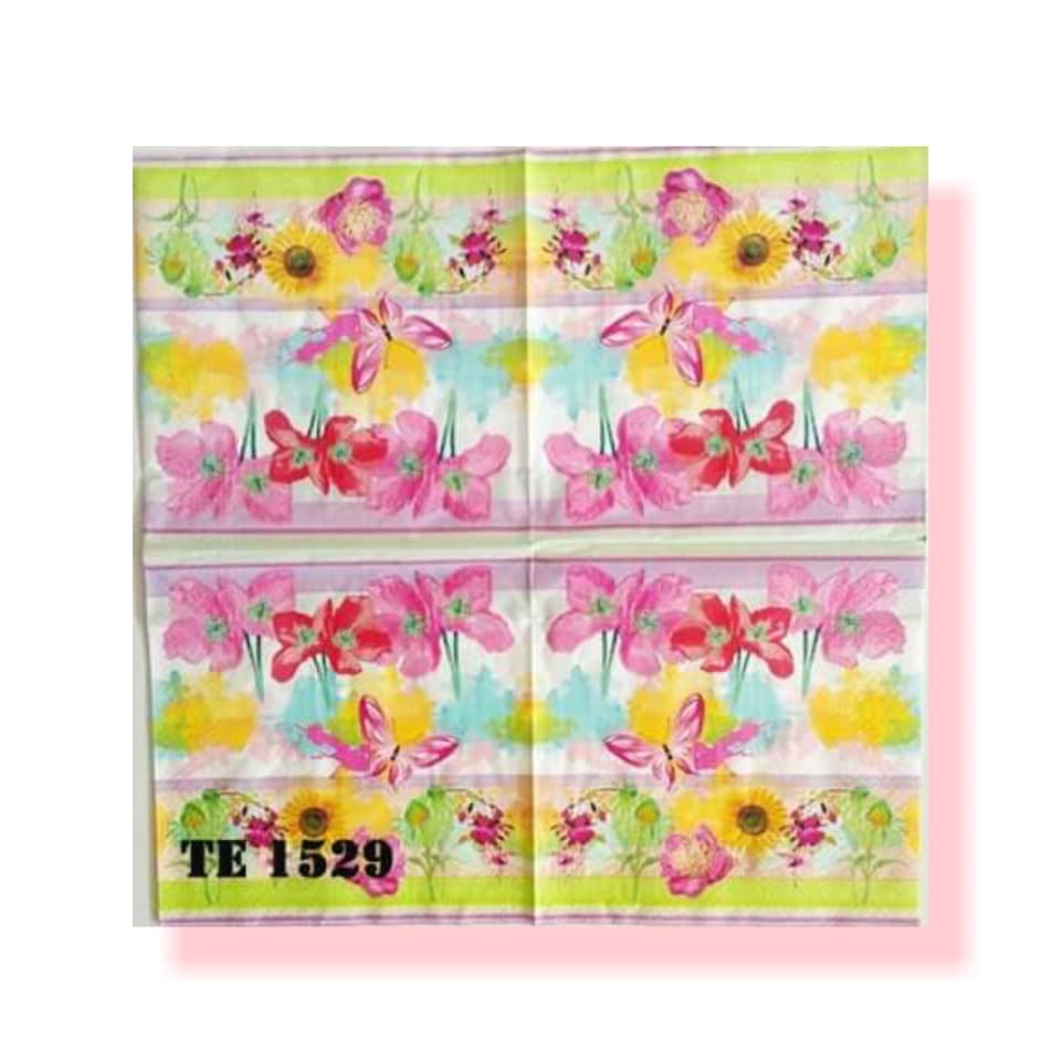 TISU DECOUPAGE EROPAH 33X33 CM TE 1529 BNMKL