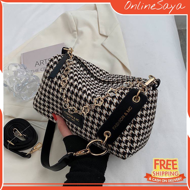 TAS SELEMPANG SLINGBAG WANITA IMPORT KOREA 4007