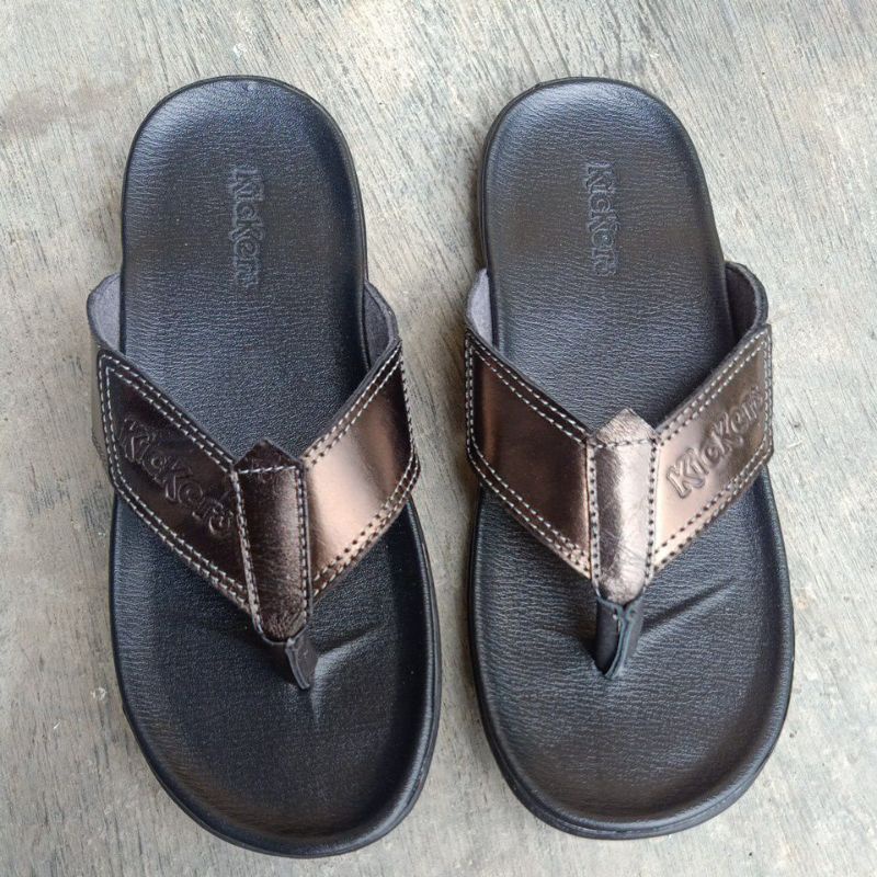 sandal Kickers 05/sandal kulit pria/sandal cowok terbaru/sandal murah/sandal fashion/sandal casual/sandal pria terlaris