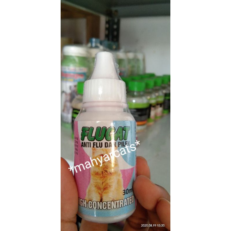 FLUQITA Obat flu Kucing obat flu batuk kucing Anti Flu Pilek Beler Bersin Kitten Cat 30ml obat kucing flu ampuh obat batuk kucing ampuh 30 ml