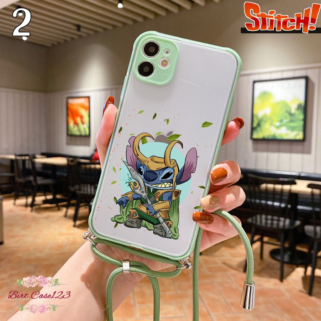 Softcase Slingcase Lanyard Choice STITCH Vivo V9 V11 V11i V15 V17 V20 S1 Pro Se BC3274