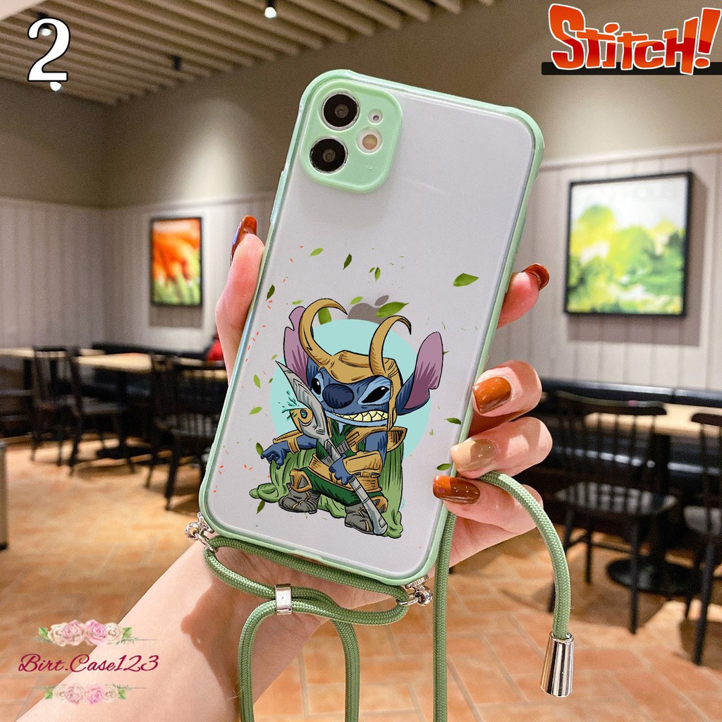 Softcase Slingcase Lanyard Choice STITCH Samsung J2 Grand J4+ J5 J6+ J7 A01 Core Pro Prime BC3268