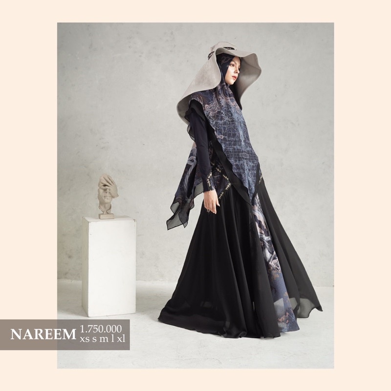 GAMIS SYARI MUSLIMAH SET KHIMAR NAREEM SERIES BY Lva Syari ,DRESS SYARI SET KHIMAR CANTIK PREMIUM OR