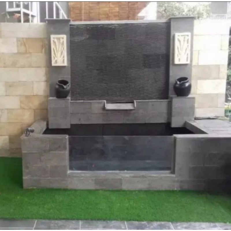 jasa+pembuatan+kolam+ikan+batu+alam+minimalis