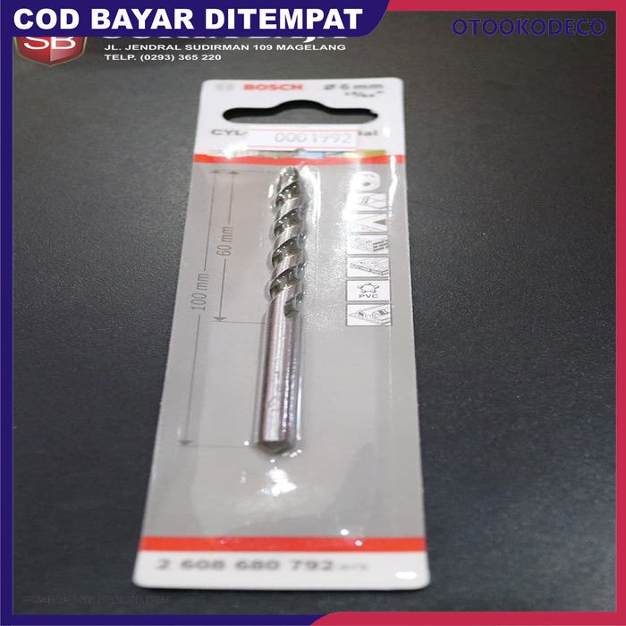 Mata Bor Besi Dan Beton Bosch 6 mm