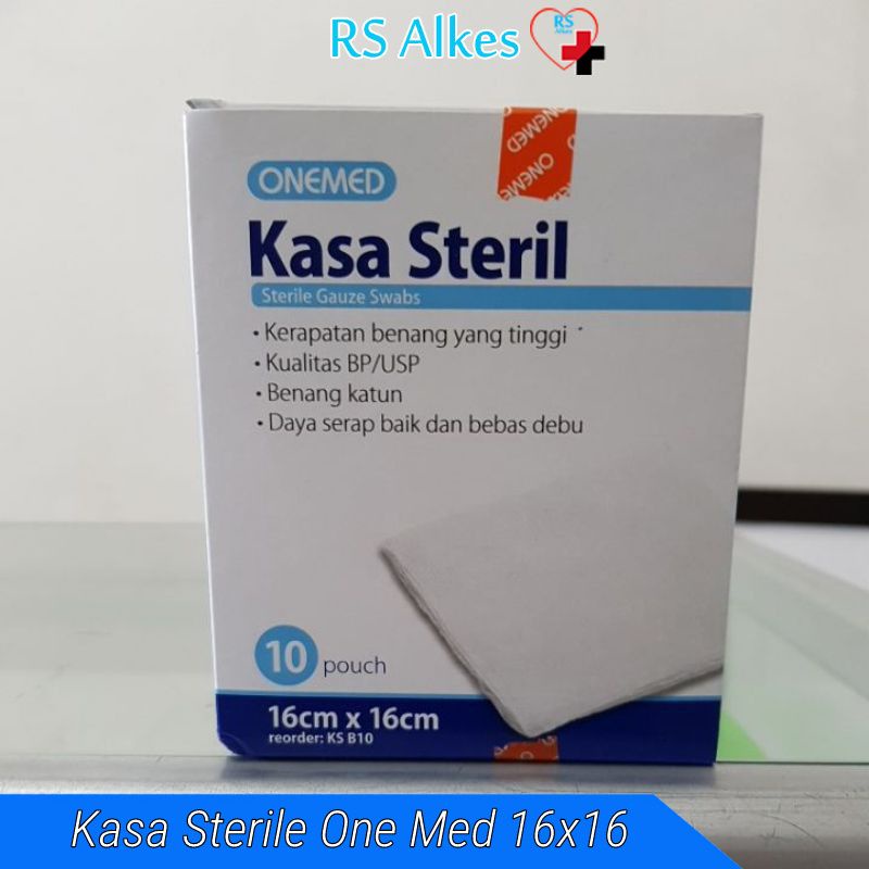 Kasa Steril Onemed 16 x 16 Kasa Sterile Onemed Kas Lipat Onemed 16x16 Kasa Steril murah