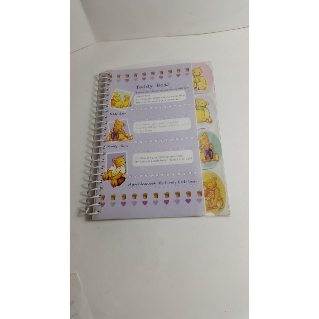 

Buku catatan notebook teddybear kecil imut buku tulis teddy bear buku tulis kecil travel size note