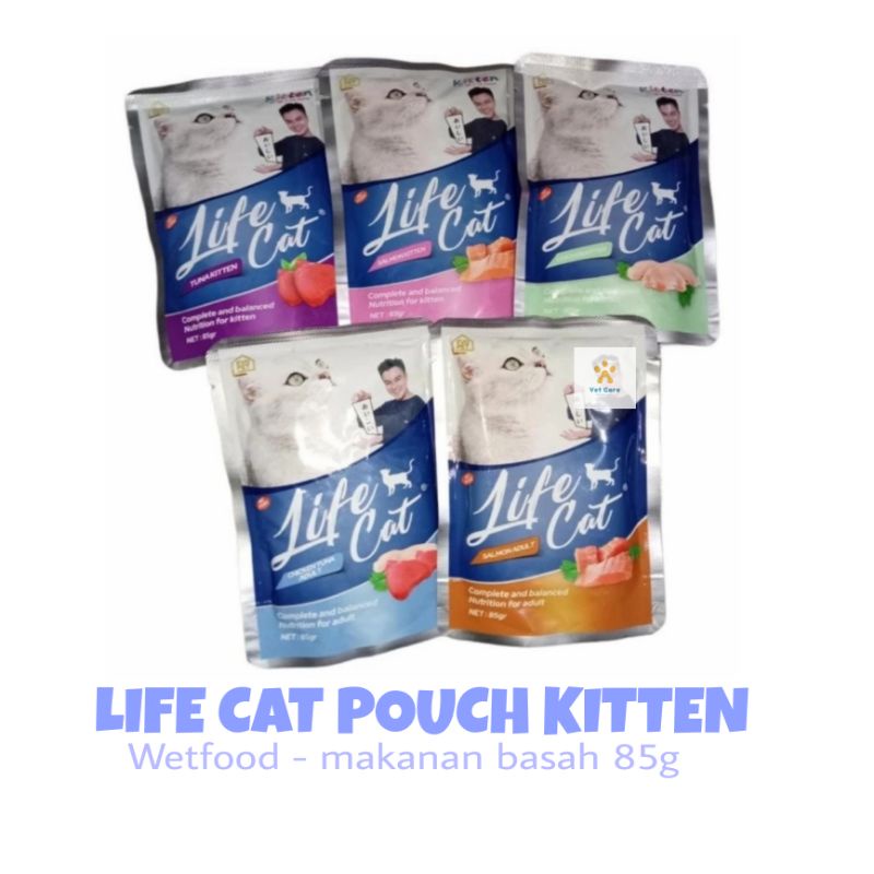 Life Cat Kitten 85gr - Makanan kucing Life Cat kitten