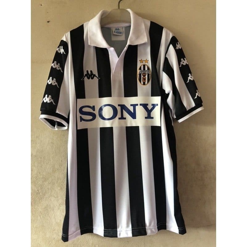 JERSEY BOLA RETRO VINTAGE CLASSIC JUVENTUS SONY 1998