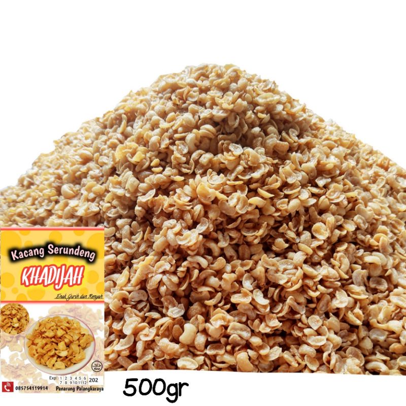 

Kacang Serundeng Khadijah Original dan Pedas / Kacang Tolo / Kacang Tunggak 500rg