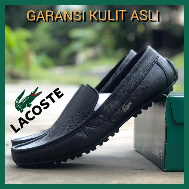 SEPATU KERJA PRIA LACOSTE_KULIT ASLI GARANSI SEPATU FORMAL COWOK SEPATU RESMI SEPATU KANTOR