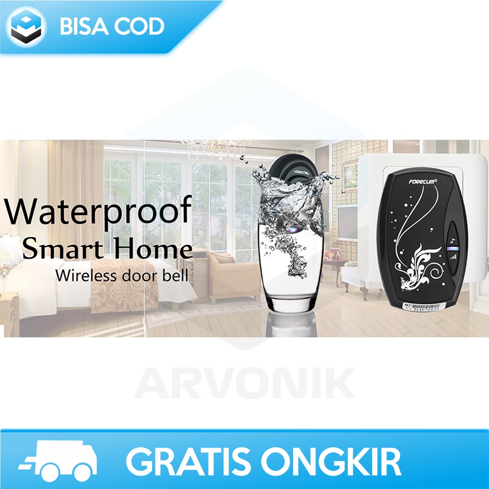 ALARM PINTU RUMAH WIRELESS WATERPROOF ORIGINAL TAFFWARE FORECUM MURAH