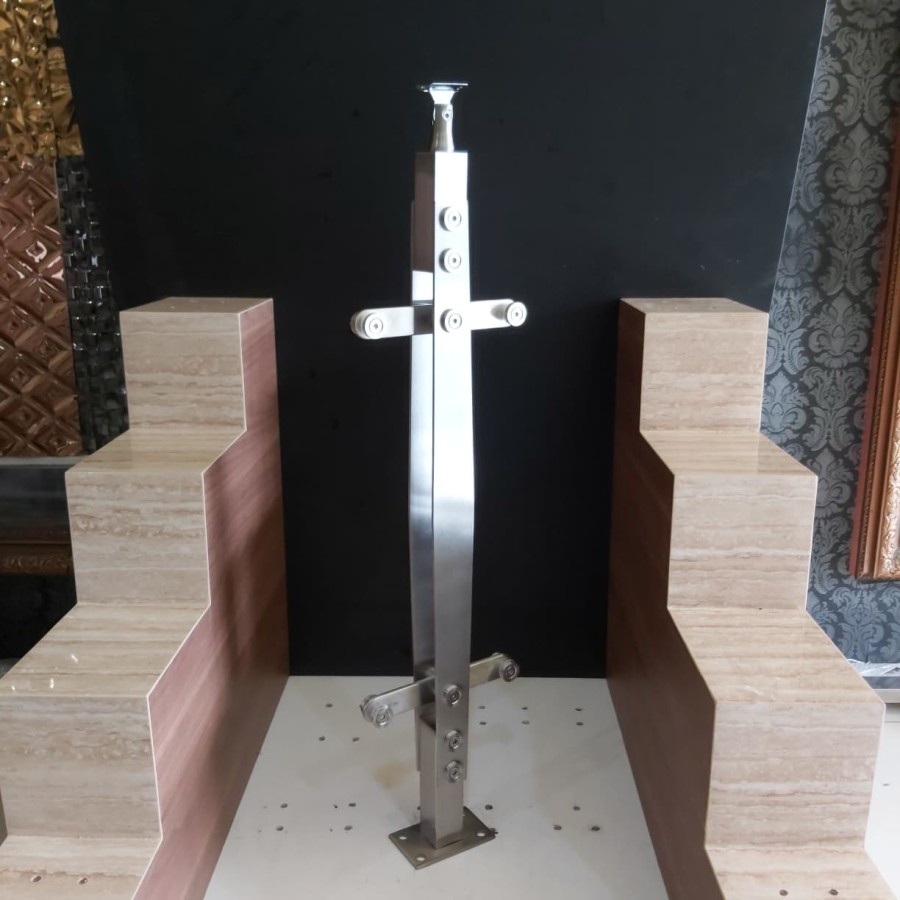 Tiang Railing Tangga Stainless RK 41