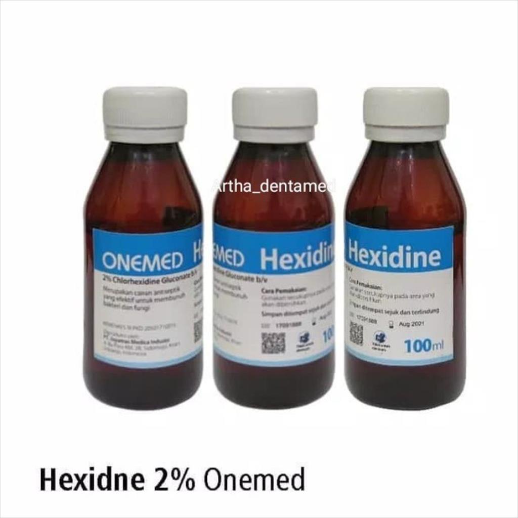 LARUTAN IRIGASI EDODONTI CHLOREXIDINE GLUKONAT INDODENT HEX / KLOREKSIDIN