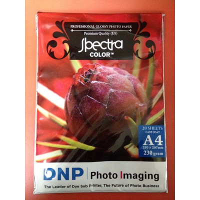 

Spectra Glossy Photo Paper A4-230 Gr (Pack=20 Sheet/lembar)