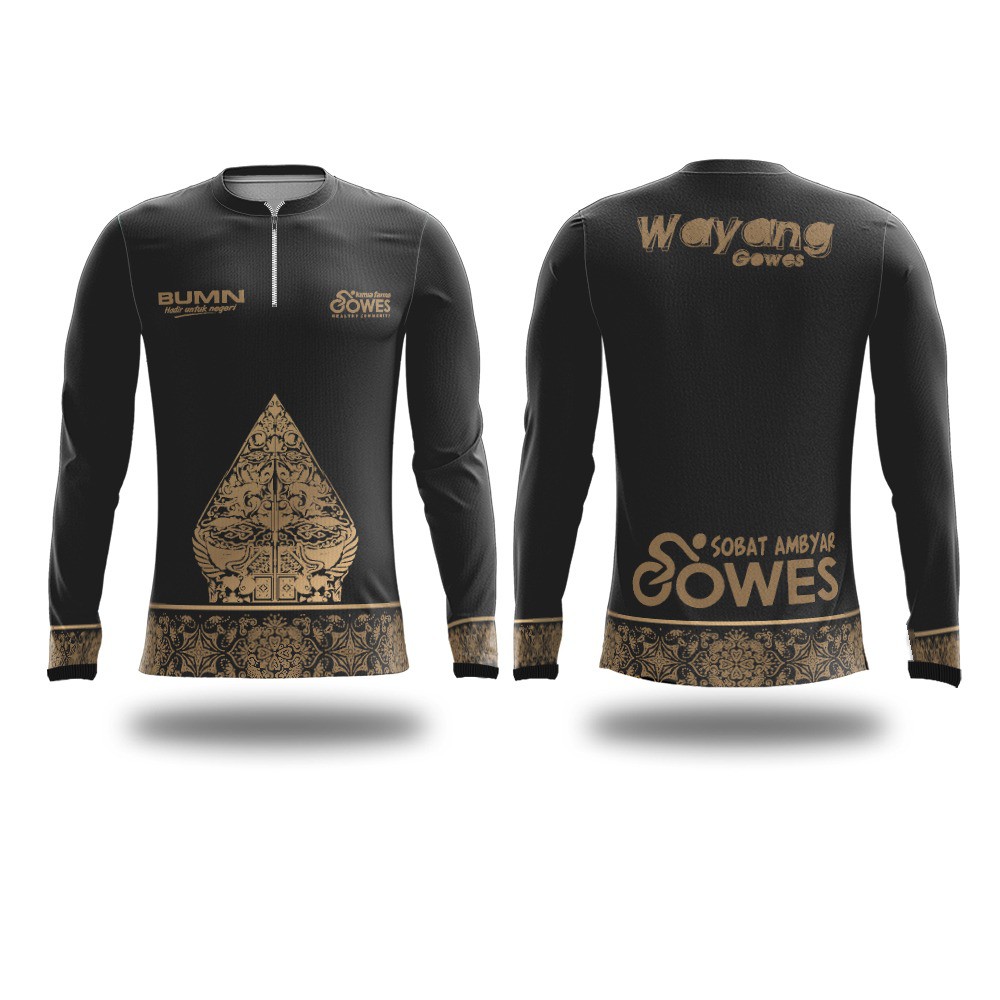 Kaos Baju Jersey Sepeda Gowes Baju Adat Batik Beskap Jawa 2019123014 Miku Jersey