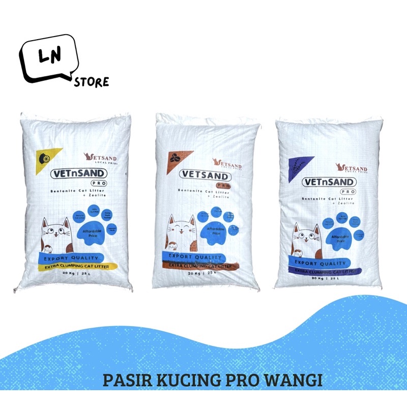 Pasir Kucing 20 Kg Khusus Luar Jakarta / Kargo