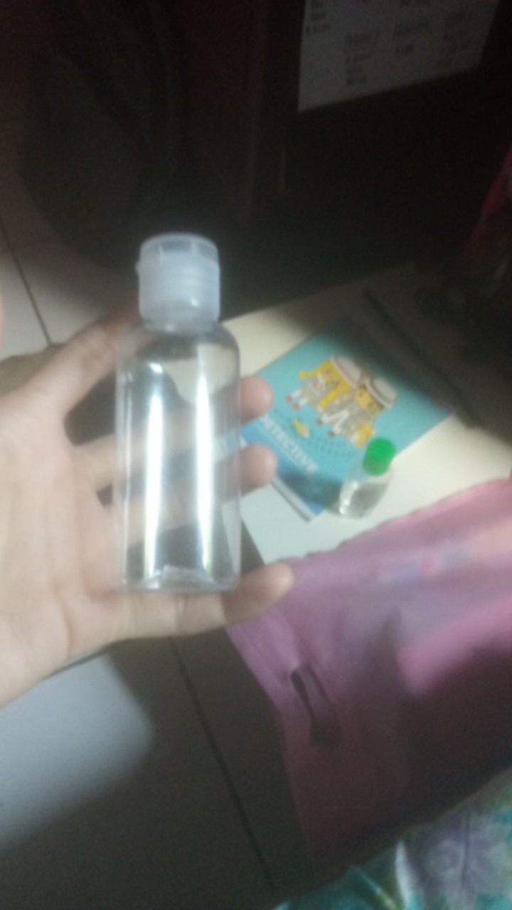 Sh Botol Plastik Fliptop 60 Ml Bening
