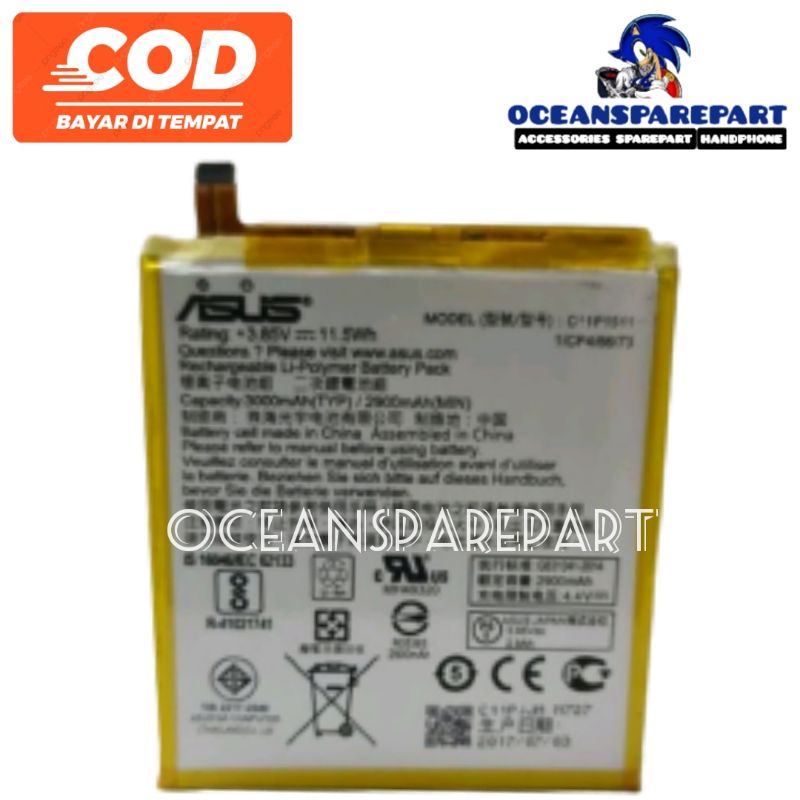 Batre Baterai Battery Asus Zenfone 3 ZE552KL Z012DB C11P1511