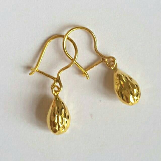 Anting emas asli kadar 875 model cristal