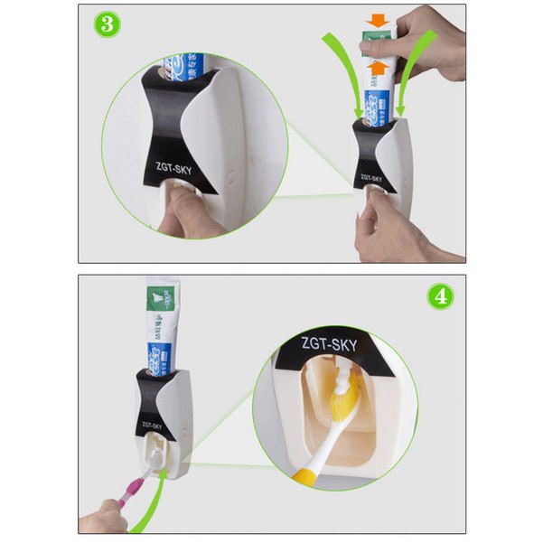 JG - DISPENSER PASTA GIGI &amp; TEMPAT SIKAT GIGI / DISPENSER GOSOK GIGI