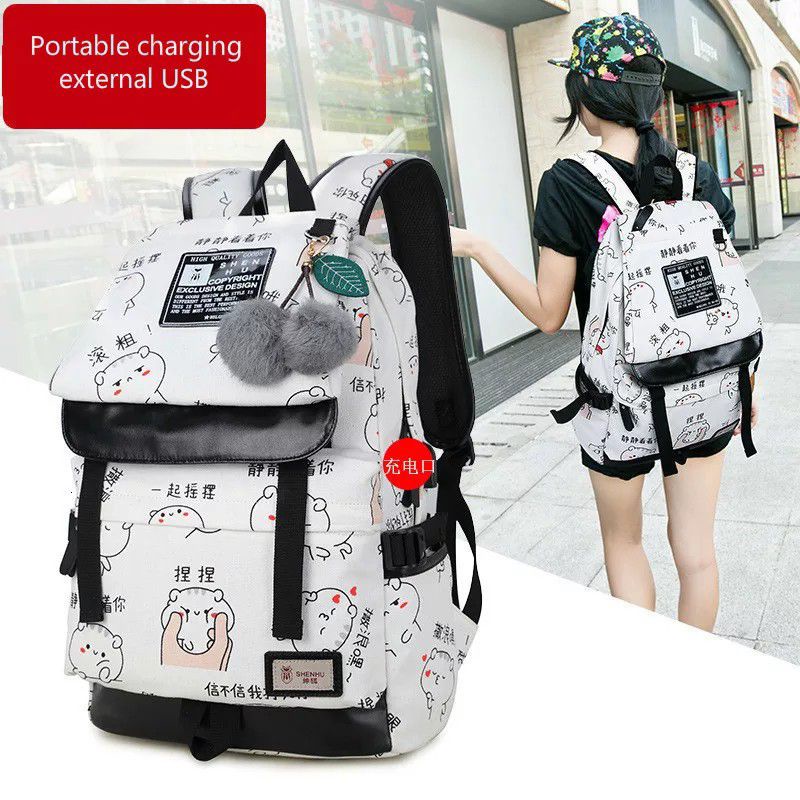 Tas Ransel Wanita Backpack Fashion Lucu Motif Terbaru Murah Promo