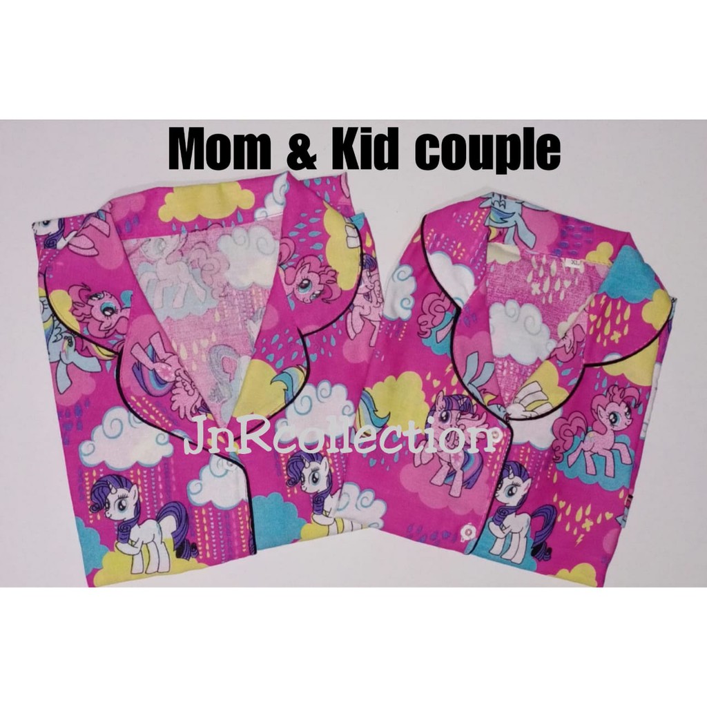 bisa couple ibu dan anak motif unicorn fanta