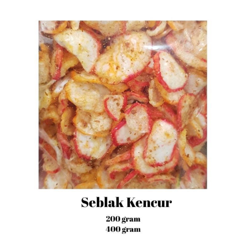 

SEBLAK KERING PEDAS JERUK / KERUPUK SEBLAK /SEBLAK KERING KENCUR/400 gr, 200 gr,1 kg