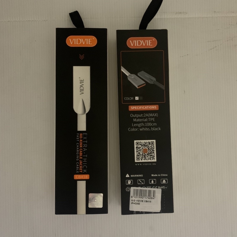 KABEL DATA VIDVIE CB 418 LIGHTNING