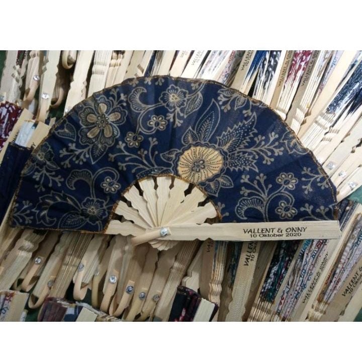 Souvenir Kipas Batik Jumbo / Souvenir Kipas Batik ukuran Jumbo