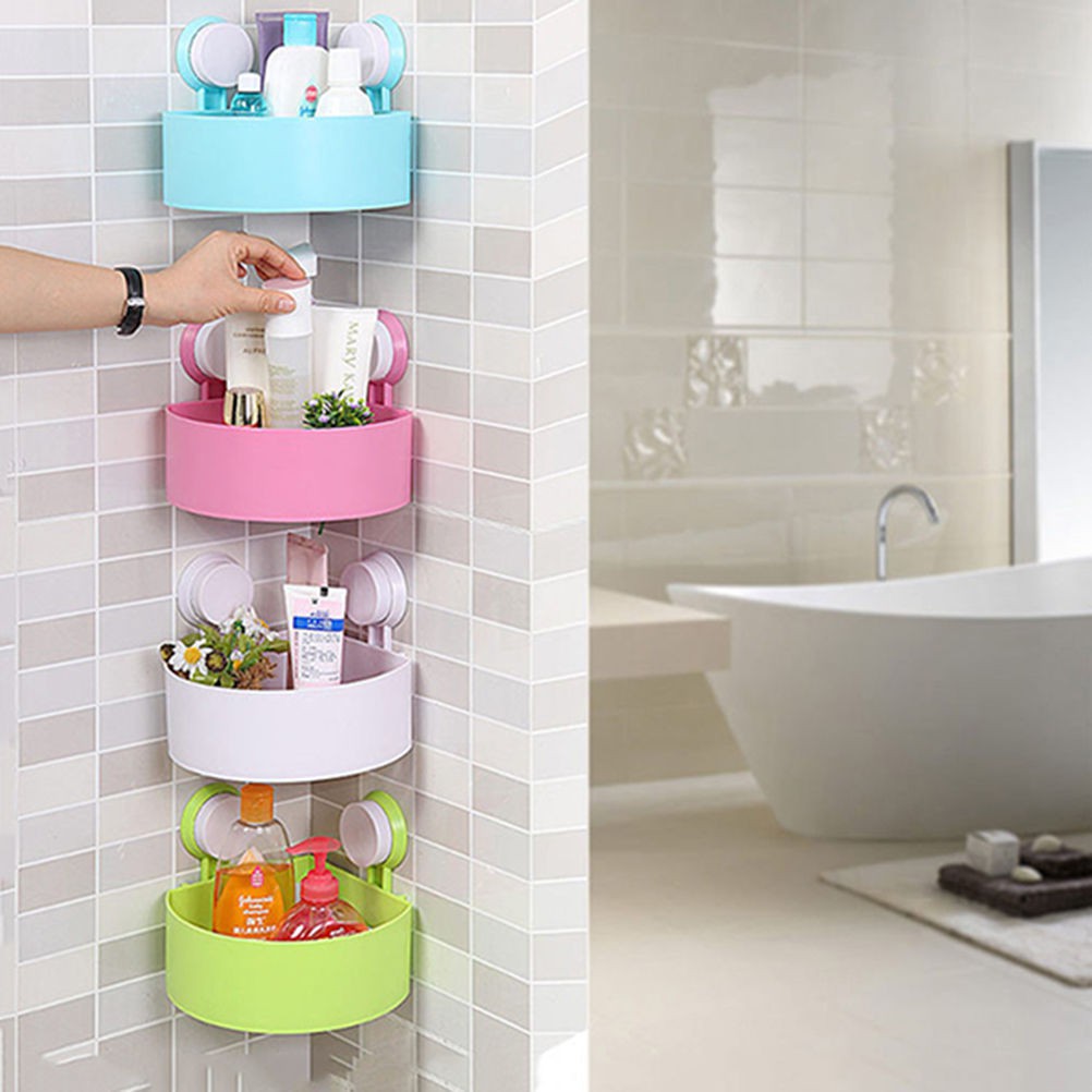 Organizer Rak Tempat Alat Mandi dengan Karet Hisap Organizer Rak Tempat Alat Mandi dengan Karet Hisap
