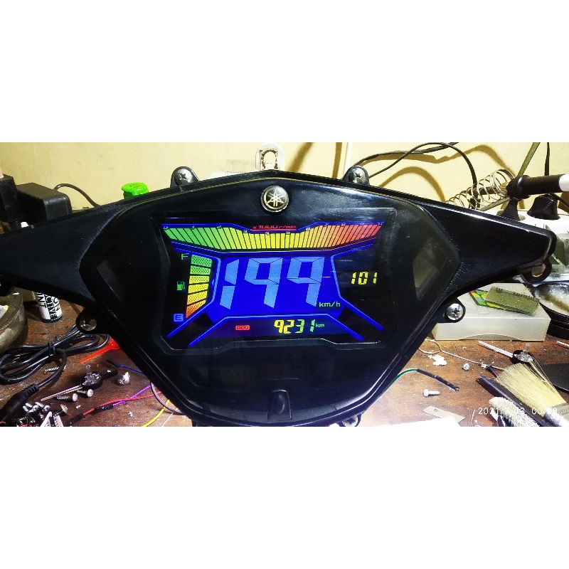 Speedometer Aerox 155 Non ABS custom