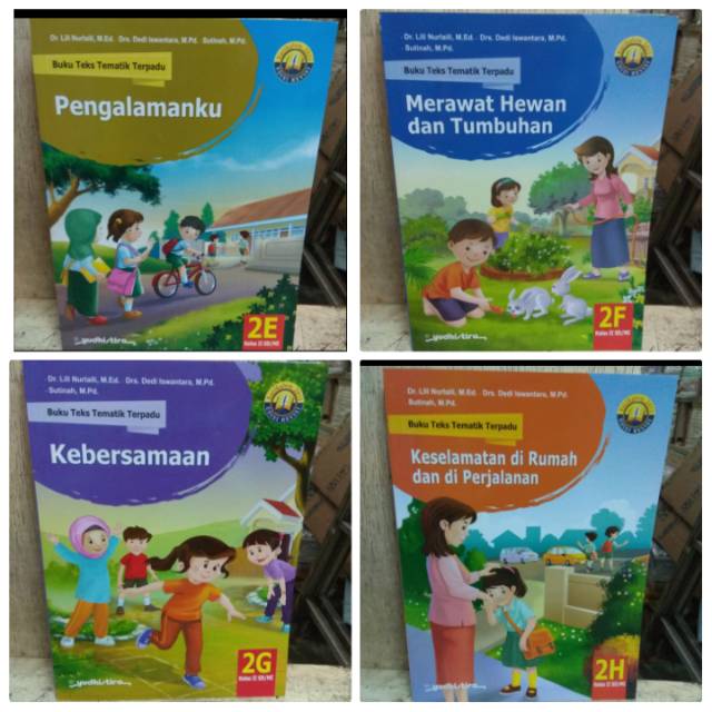 Buku Teks Tematik Terpadu Untuk SD Kelas 2E 2F 2G 2H Kurikulum 2013 Edisi Revisi 2016
