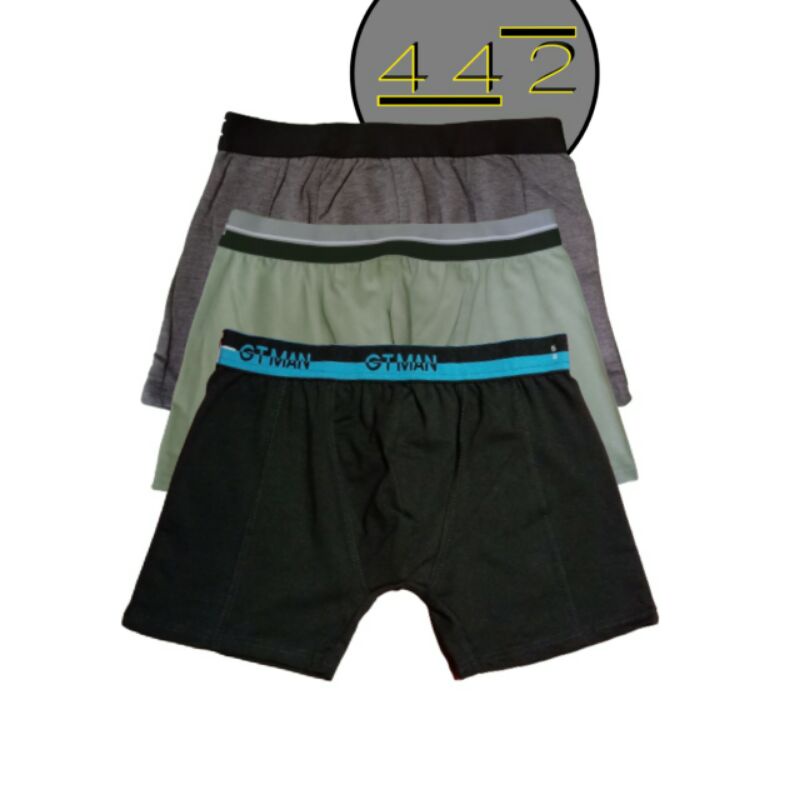 cd pria dewasa isi 3 Pcs Celana dalam pria Boxer 442