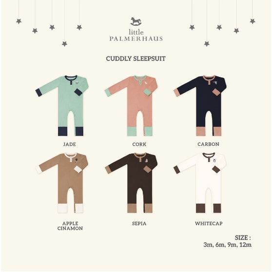 Little Palmerhaus - Cuddly Sleepsuit (Baju Tidur Bayi)/Baju Bayi