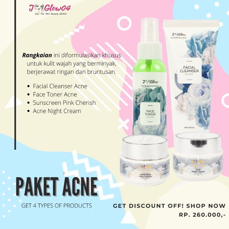 JGLOW PAKET ACNE