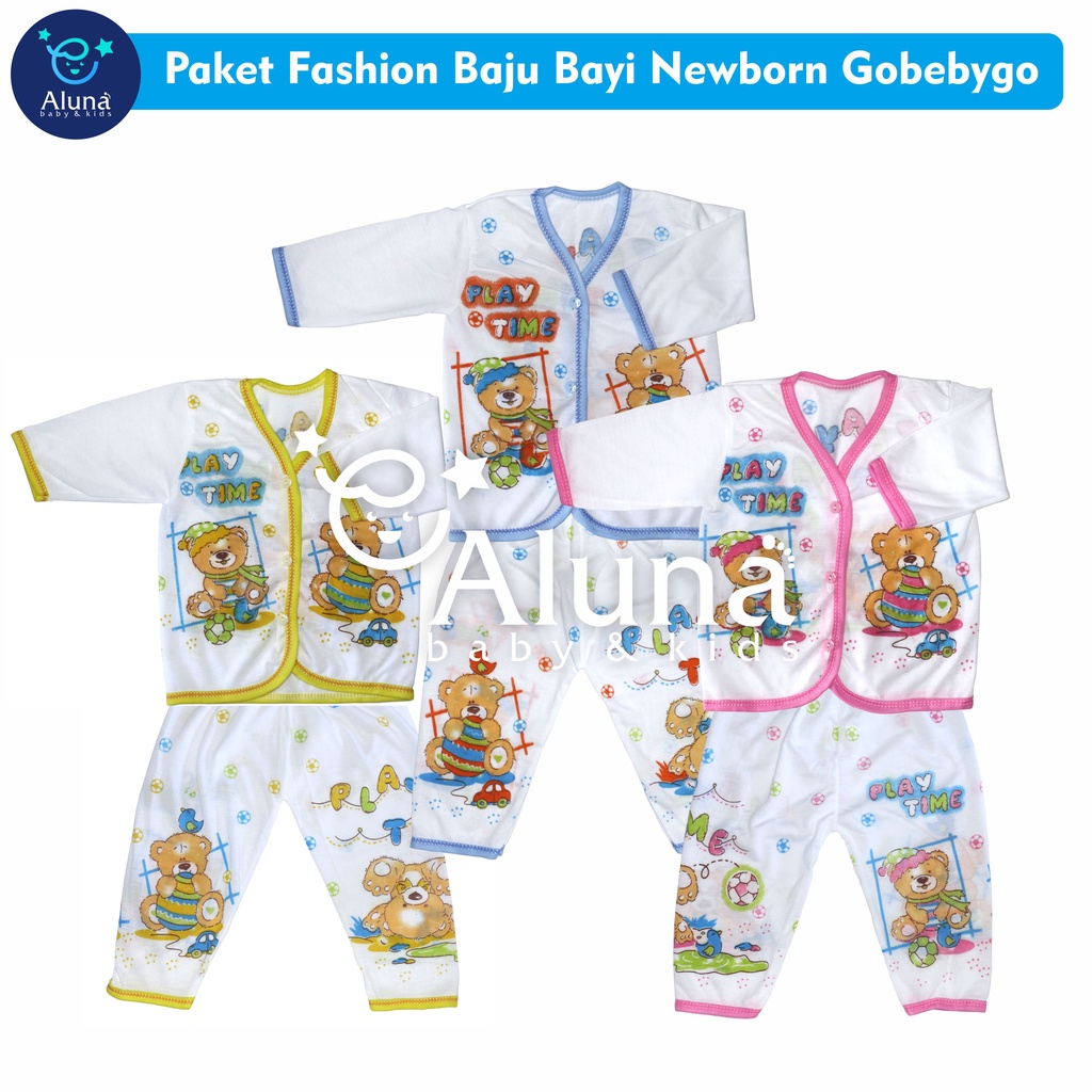 Paket hemat Setelan Baju Bayi Newborn Perlengkapan Bayi Baru Lahir Kado Lahiran Baby Gift Set-3