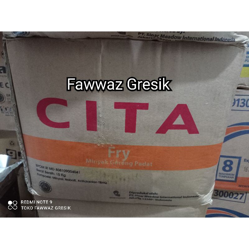 Minyak Goreng Padat / Minyak Beku / Minyak Donat Fryng Fat Cita Fry 1kg