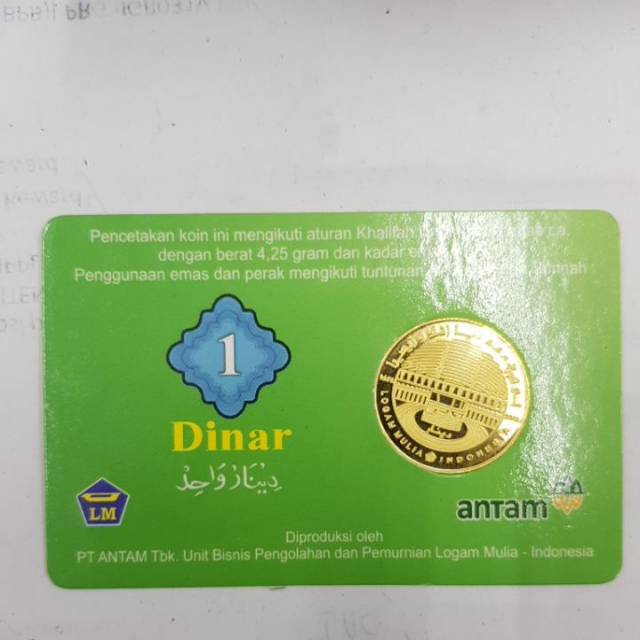 Emas 1 Dinar 4.25 gr antam