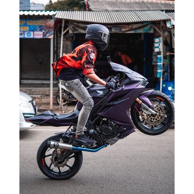 KNALPOT VILLAN  PRO1 end cup carbon header cbr250rr