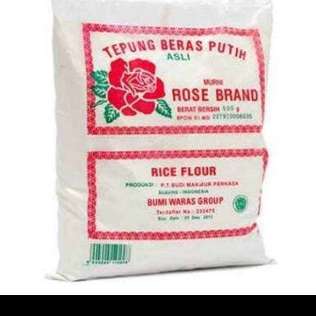 

Tepung Beras Putih merk Rose Brand 500gr