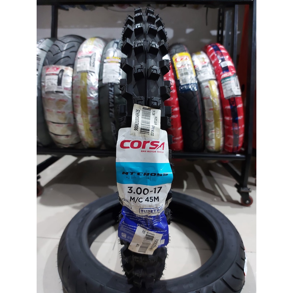 Corsa MT Cross 300 Ring 17 ban motor bebek Non Tubeless