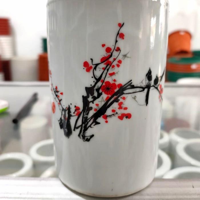 Ceramic | Guci Pajangan/Guci Porselen/Tempat Pencil