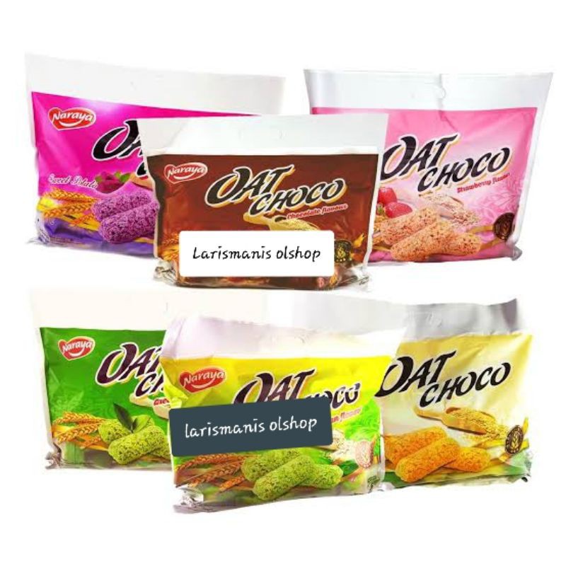 

Naraya oat choco netto 400g (isi 40 x@10g)Naraya