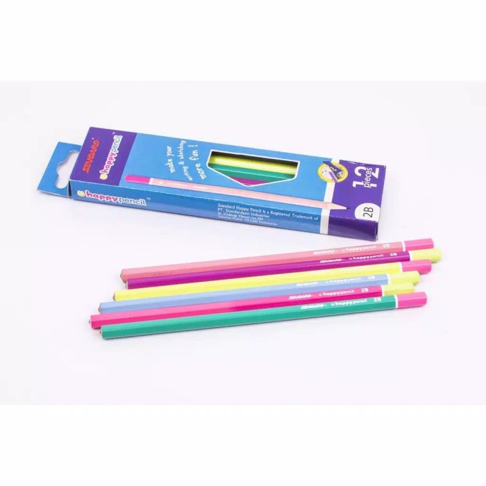 

Kusus Hari Ini Standard Pen Happy Pencil 2B Isi 12 Pensil Diskon