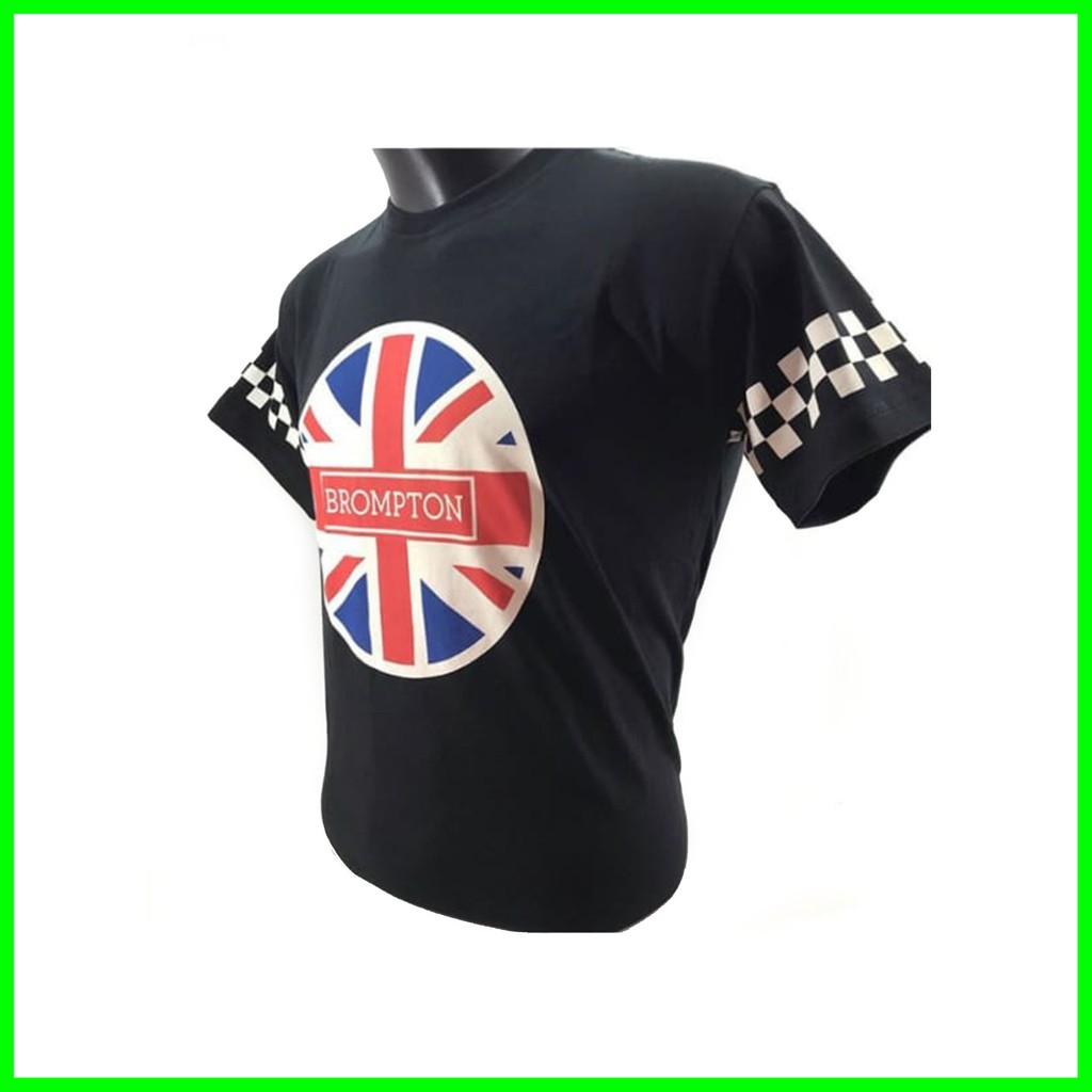 Kaos Sepeda Brompton Olahraga Tshirt Gowes Bersepeda - Bendera Bulat