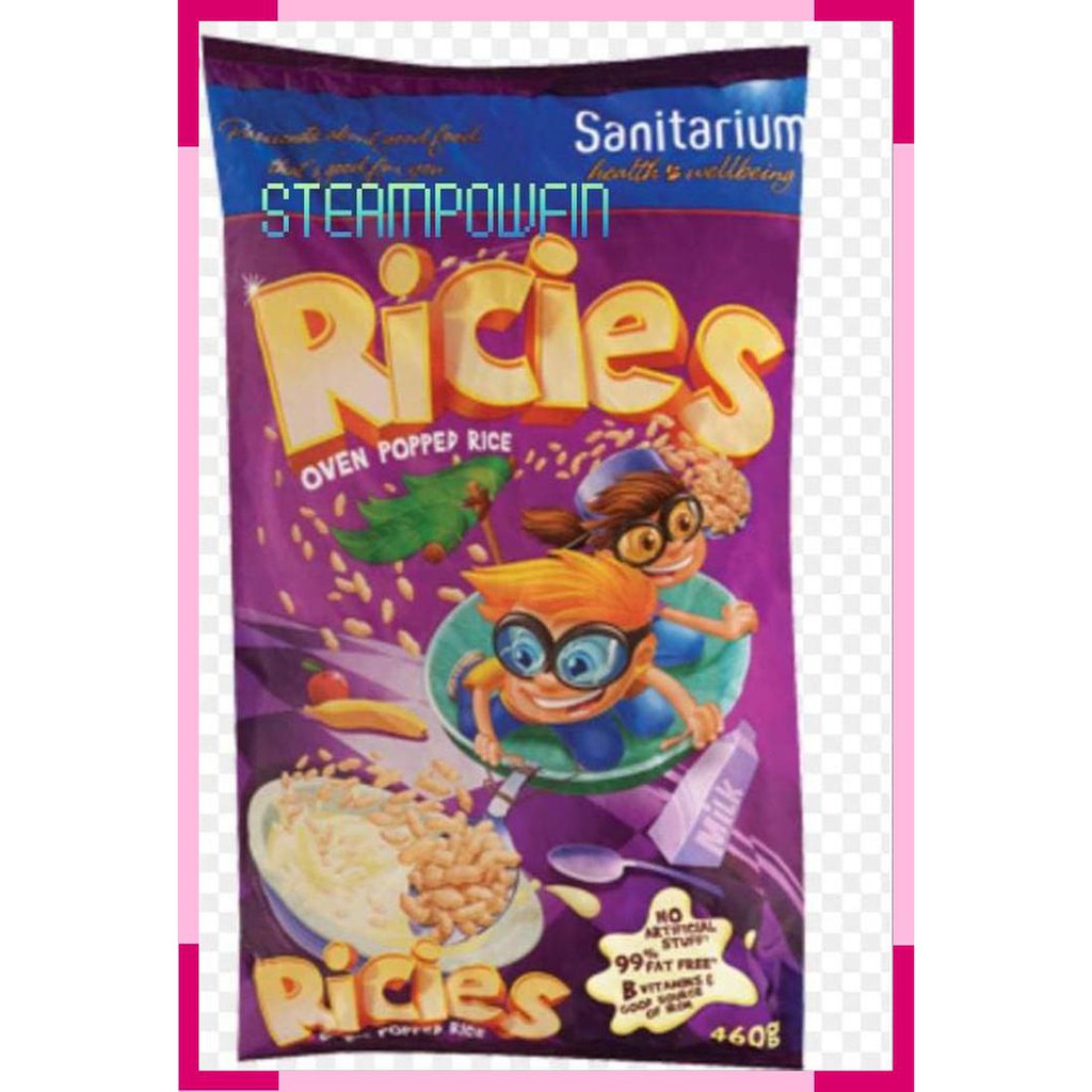 

Sanitarium Ricies Oven Popped Rice Cereal Sereal Sarapan Sehat Impor