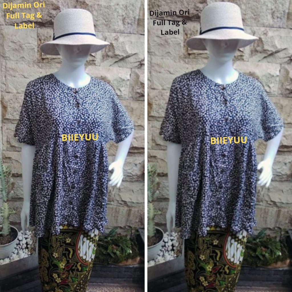 Baju Kerja Hamil dan Menyusui/Blouse Hamil Kerja St. Yves Mom/Kemeja Hamil Kerja Print Bunga